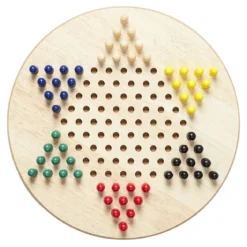 JEU DE DAMES CHINOISES EN BOIS