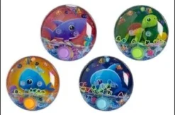 JEU DE LANCER D ANNEAU ROND DANS L EAU