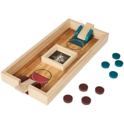 JEU DE LANCER DE JETONS EN BOIS