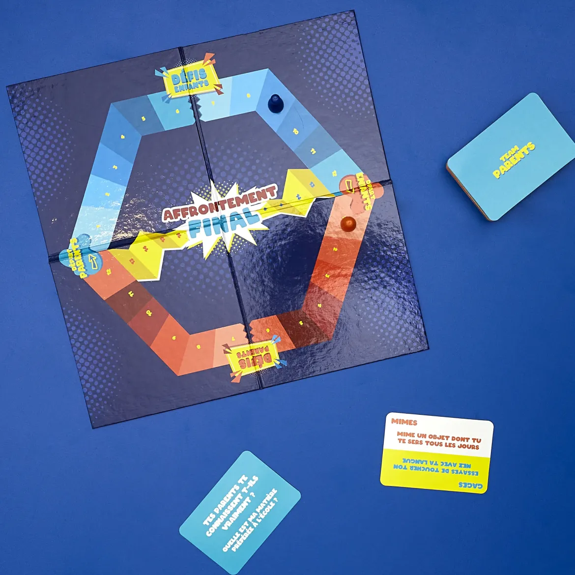 JEU DES DEFIS PARENTS ENFANTS