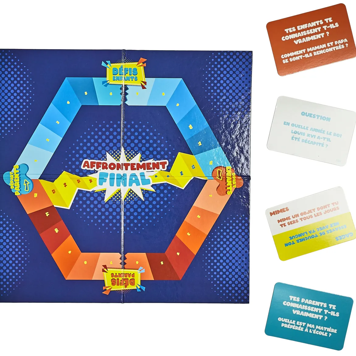 JEU DES DEFIS PARENTS ENFANTS