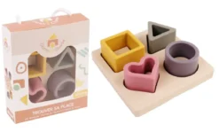 JEU DES FORMES 12X12X4CM EN SILICONE