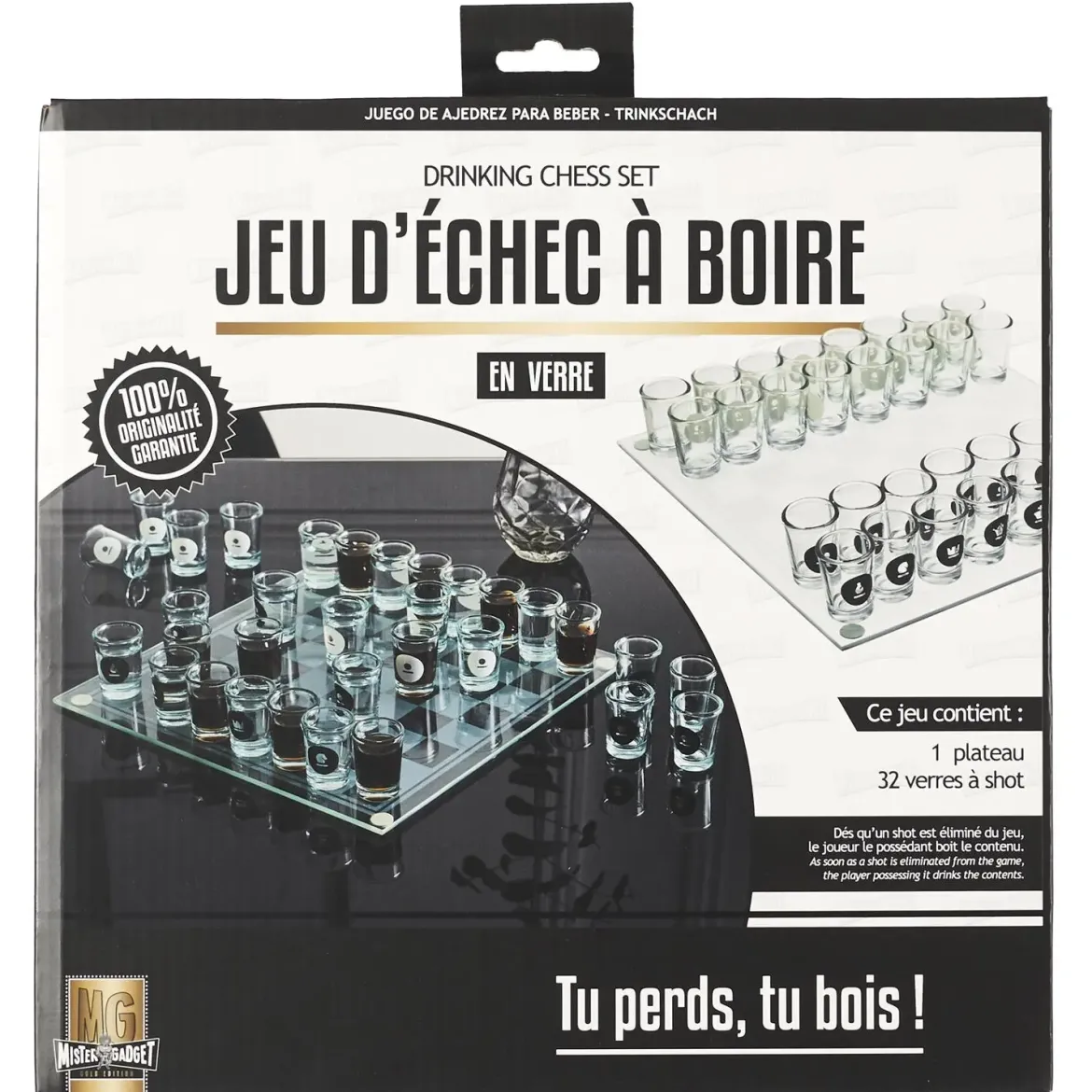 JEU ECHEC A BOIRE VERRE