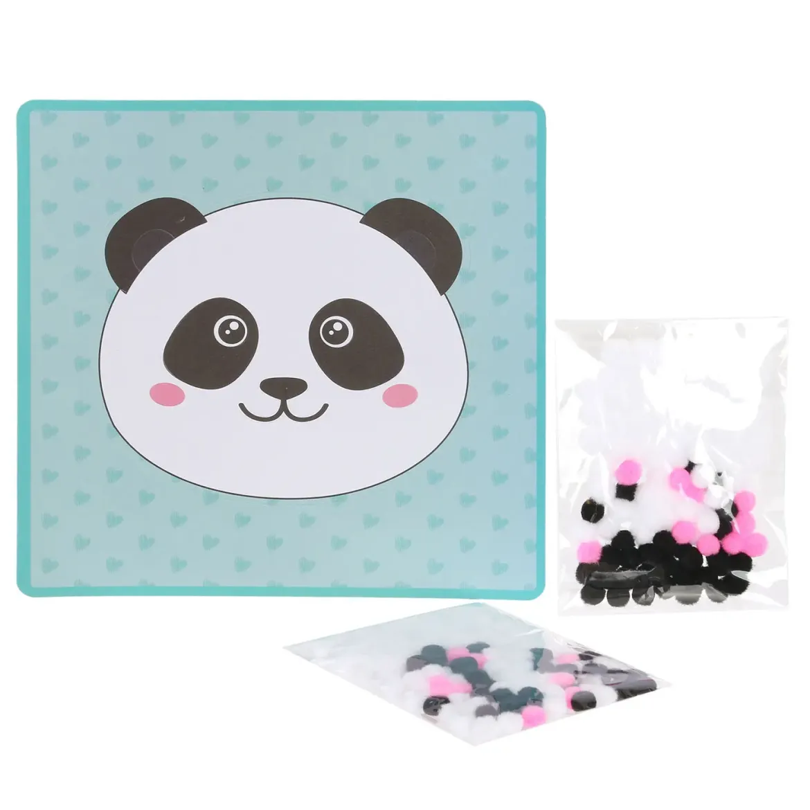 JEU EDUCATIF POMPONS A COLLER X200 PIECES