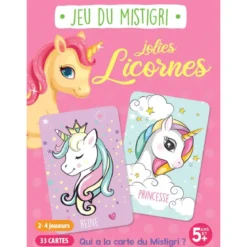 JEU MISTIGRI JOLIES LICORNES