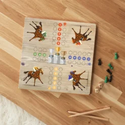 JEU PETITS CHEVAUX BOIS