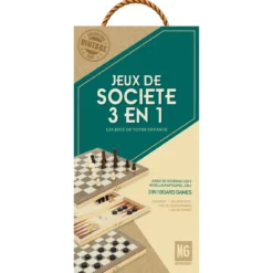 JEU SOCIETE 3 EN 1 BOIS