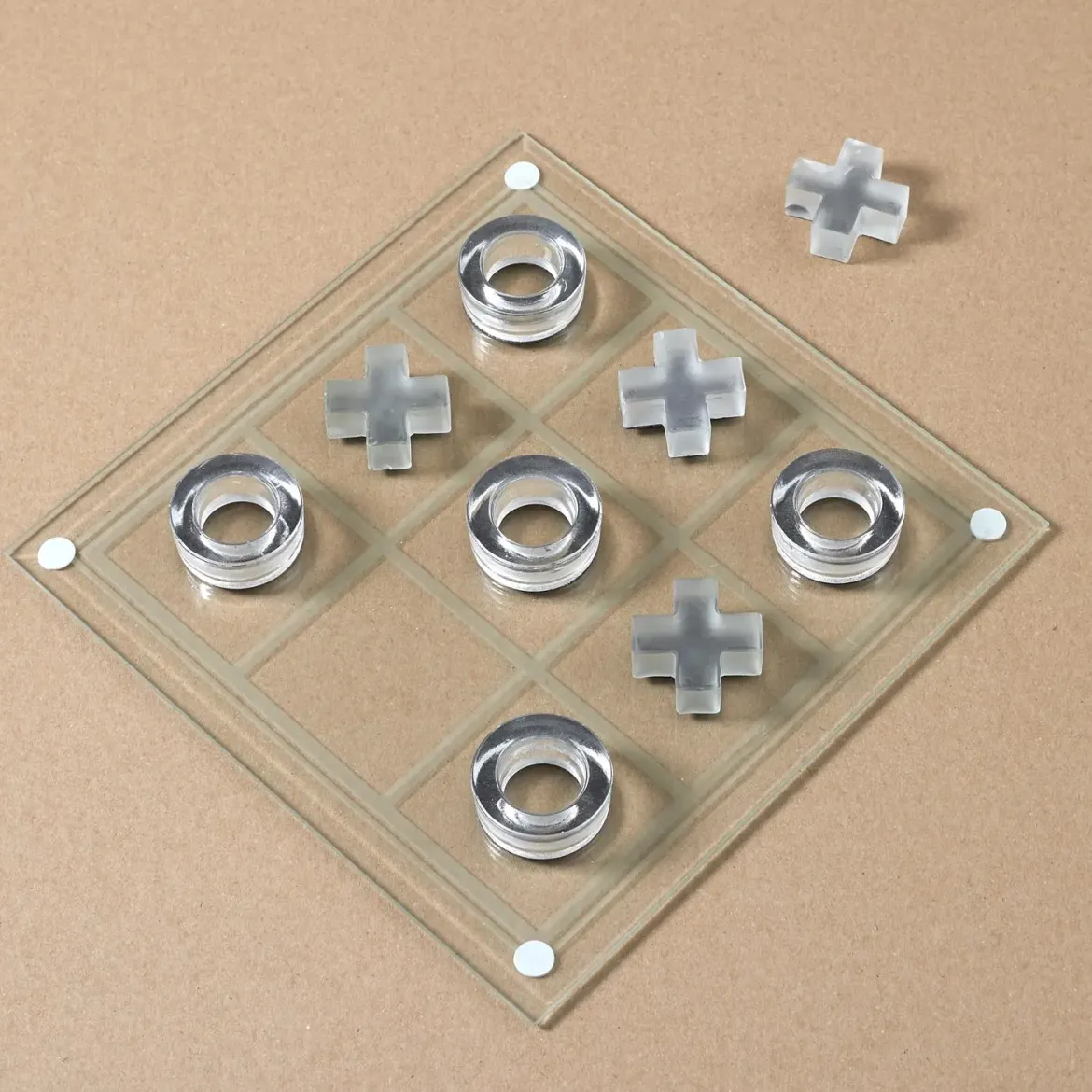 JEU TIC TAC TOE VERRE