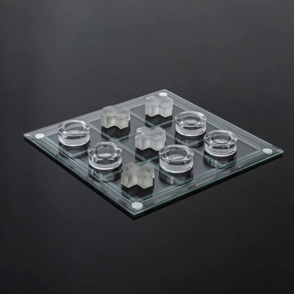 JEU TIC TAC TOE VERRE