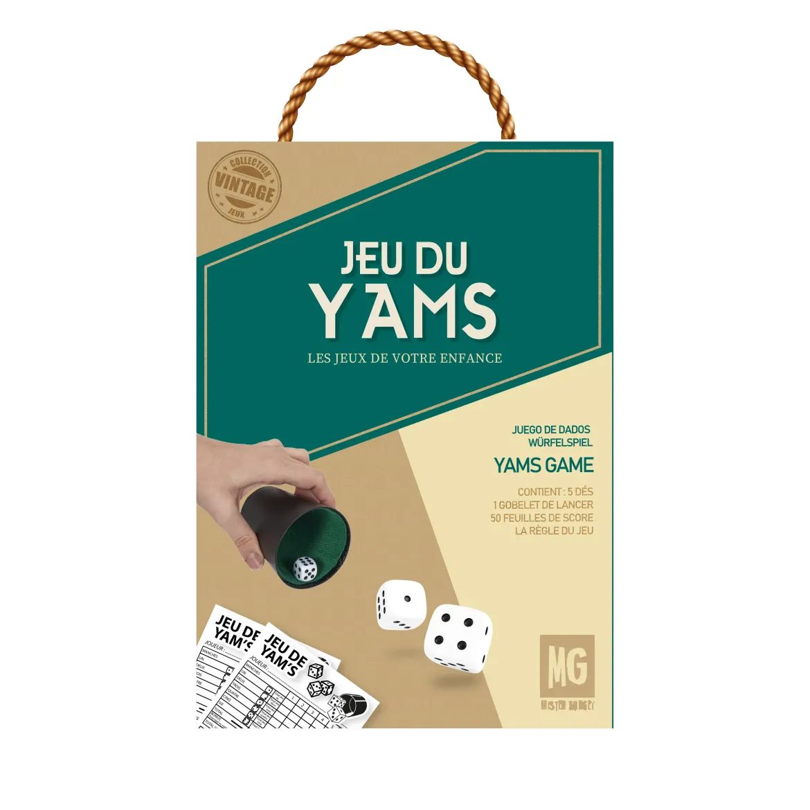 JEU YAMS DES GOBELET