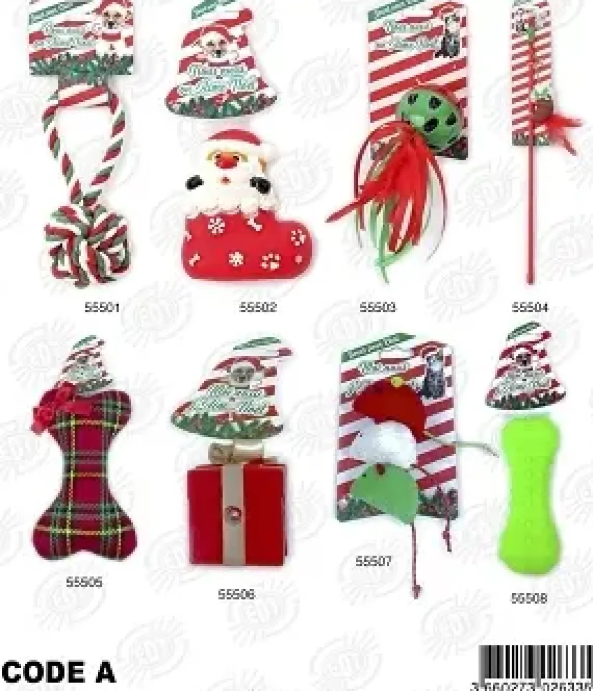JOUET CHIENS NOEL CODE A