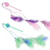 JOUET CANNE A PECHE AVEC PLUME ET GRELOT 18CM