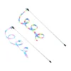 JOUET CANNE A PECHE RUBAN AVEC GRELOT H.46CM