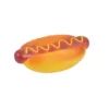 JOUET HOT DOG VINYLE 15.7X9X4.5CM SONORE
