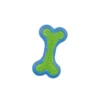JOUET OS CAOUTCHOUC IDEAL POUR LES DENTS 11.5CM BLEU VERT