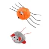 JOUET PELUCHE MECANIQUE 9CM ARAIGNE OU SOURIS