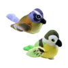 JOUET PELUCHE OISEAU AVEC PAPIER BRUISSANT 6X12CM