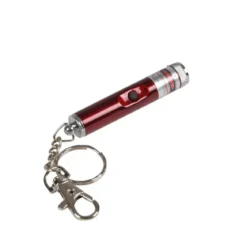JOUET POINTEUR LASER 5 MOTIFS POUR CHAT D.6.5X1.3CM ROUGE