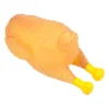 JOUET POULET ROTI VINYLE SONORE 14CM