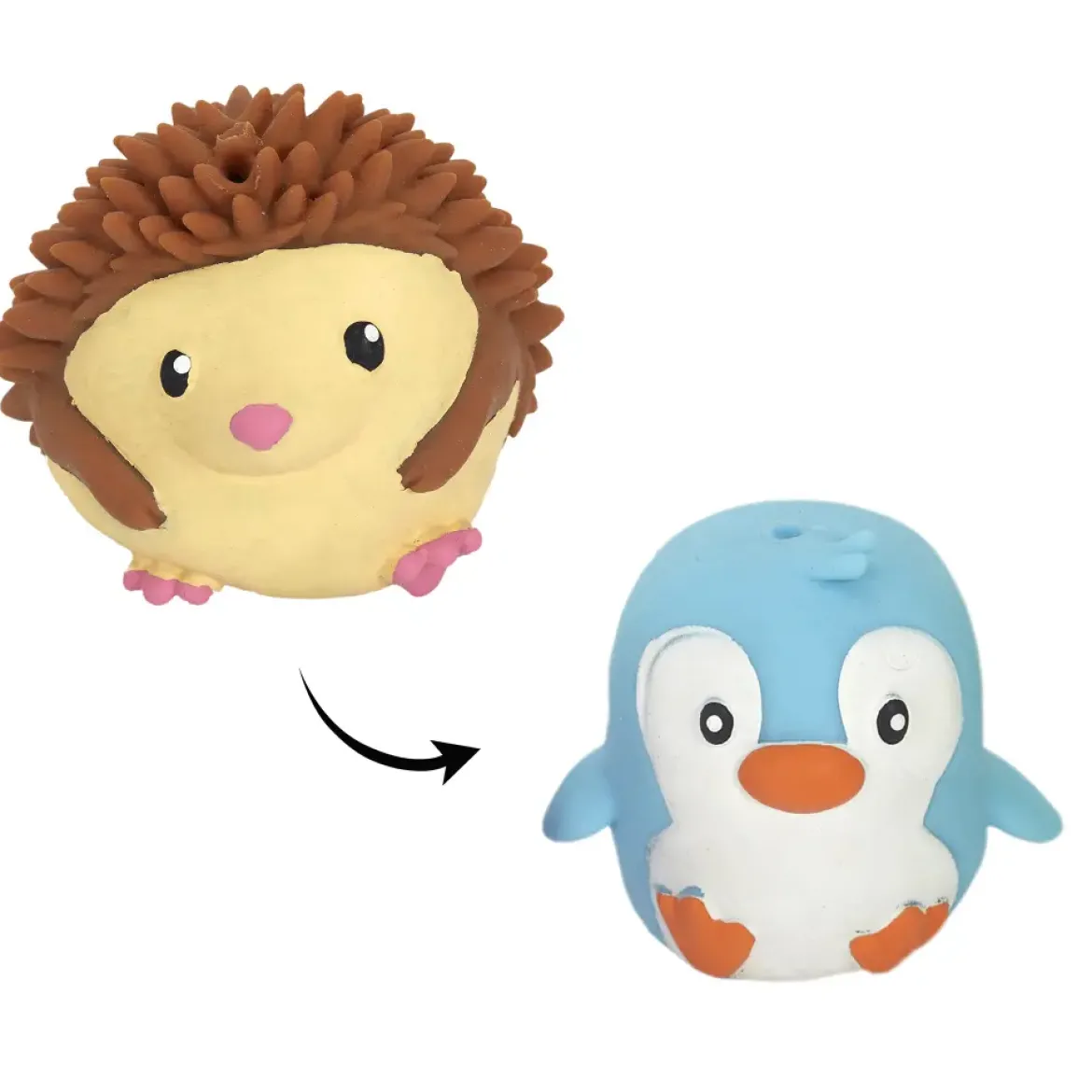 JOUET REVERSIBLE STRETCH ANIMAUX