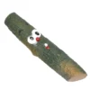 JOUET TRONC D ARBRE VINYLE SONORE 22.5CM BRUN VERT FONCE