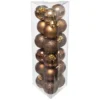 KIT 18 BOULES DE NOEL BRONZE 3CM