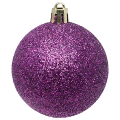 KIT 18 BOULES DE NOEL VIOLET 3CM