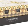 KIT 24 BOULES NOEL D.3CM OR