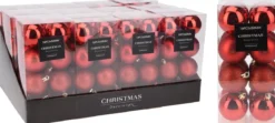 KIT 16 BOULES NOEL D.5CM ROUGE