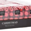 KIT 24 BOULES NOEL D.3CM ROUGE