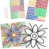 KIT DECORATION STRASS FLEUR 20X20CM
