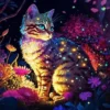 KIT DIAMOND PAINTING CHAT 30X30CM