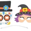 KIT 2 MASQUES HALLOWEEN TETE DE MORT SORCIERES A ASSEMBLER