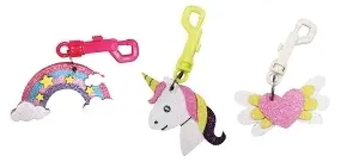 KIT PORTE CLEFS FEERIE FORMES MOUSSE X17PCS