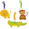 KIT PORTE CLES SAVANE FORMES MOUSSE X32PCS