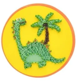 KIT STRING ART DINO ROND 21CM