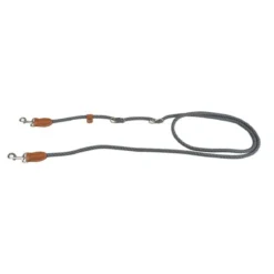 LAISSE CORDE MULTI POSITIONS 2.5M GRIS