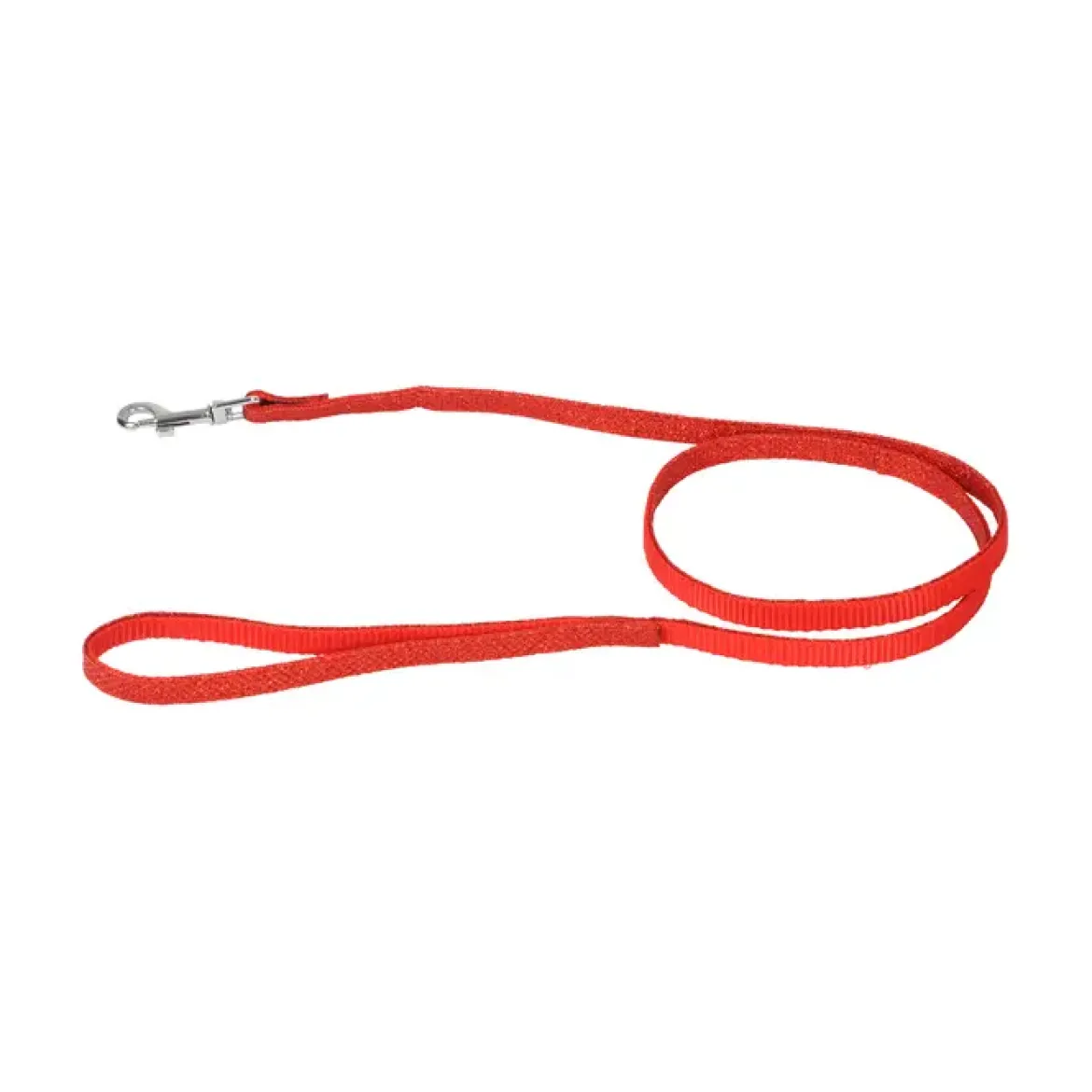 LAISSE GLITTER POUR CHAT 100CM ROUGE