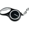 LAISSE RETRACTABLE MAX 50KG 8M TAILLE L BLANC NOIR