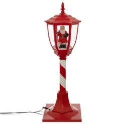 LAMPADAIRE ROUGE BLANC 30 LED H.90CM