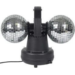 LAMPE BOULE DISCO DOUBLE USB
