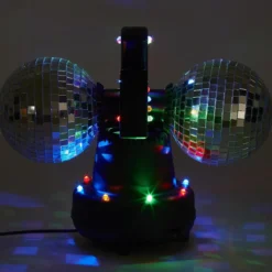 LAMPE BOULE DISCO DOUBLE USB