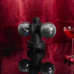 LAMPE BOULE DISCO DOUBLE USB