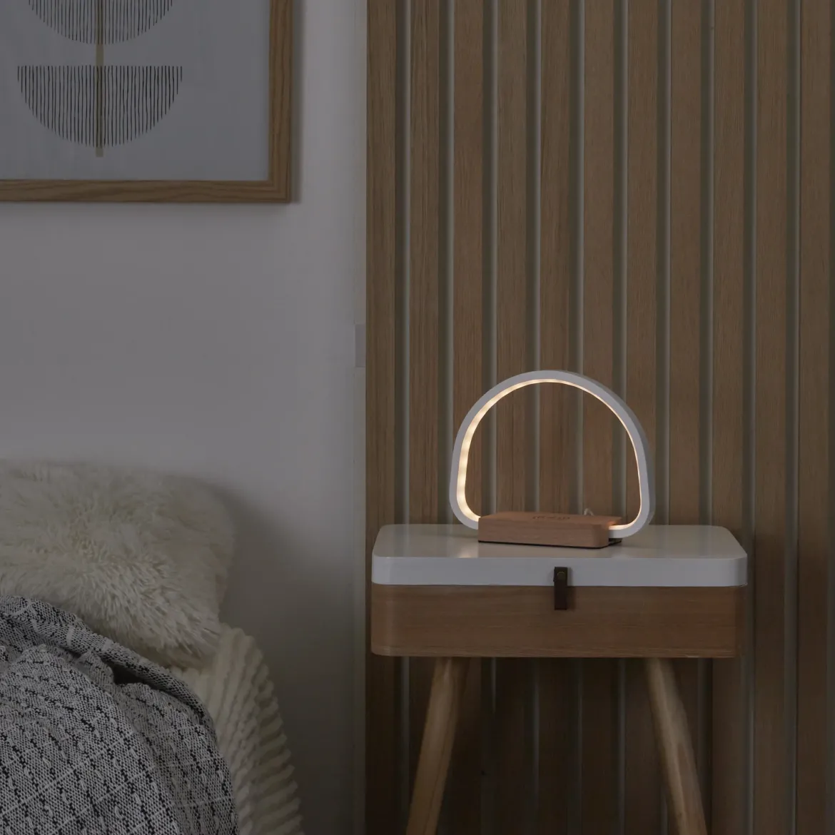 LAMPE LED CHARGEUR INDUCTION