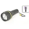 LAMPE TORCHE 3 LEDS CAOUTCHOUC