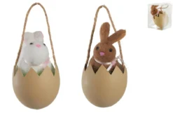 LAPIN DANS SON OEUF A SUSPENDRE