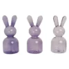 LAPIN EN VERRE D.8X8X17CM