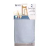 2 LAVETTES MICROFIBRE VITRES 32X32CM