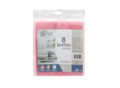 8 LAVETTES VISCO 33X38CM