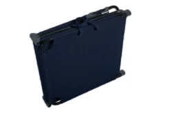 LIT DE CAMPING ZARIA BLEU FONCE TEXALINE ACIER